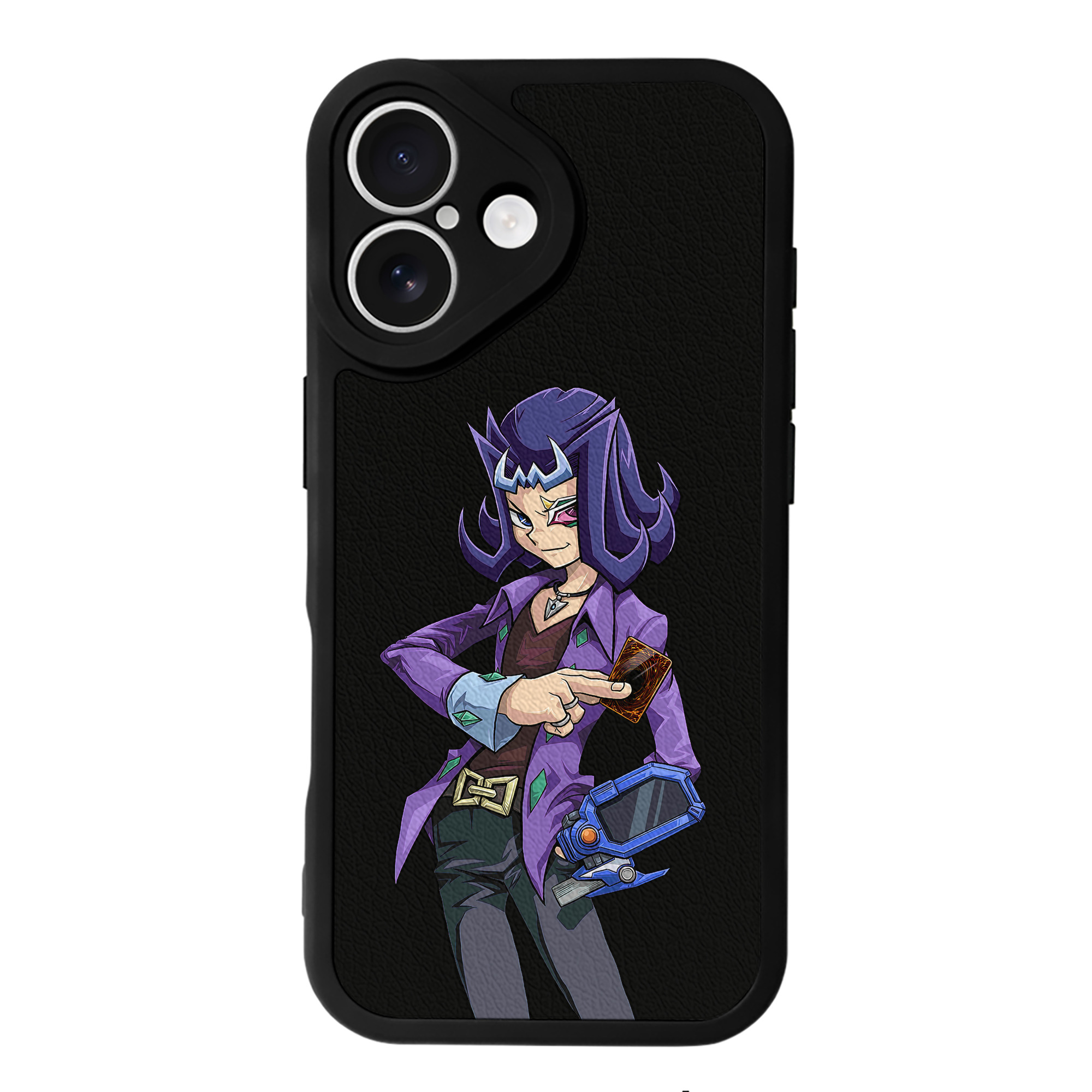 遊☆戯☆王 Yu-Gi-Oh! 【iPhone 16シリーズ対応】シリコンスマホケース（レザー調） 材質：シリコン